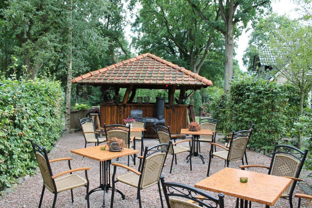 Außenbereich Theke im Hotel Groote Engel Emlichheim